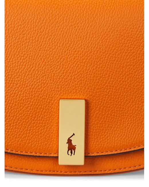 Polo Ralph Lauren Orange Small Polo Id Crossbody Bag