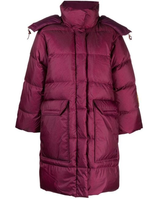 The North Face Purple Padded Hooded Coat