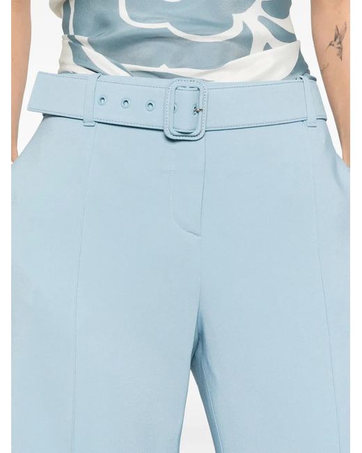 Ermanno Scervino Blue Viscose Elastane Pants