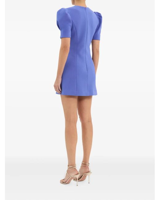 Robe Courte À Manches Bouffantes Violetta Rebecca Vallance en coloris Purple