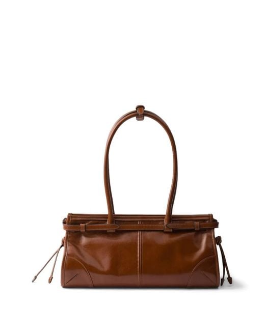 Prada Brown Mittelgroße Bonnie Tote Bag
