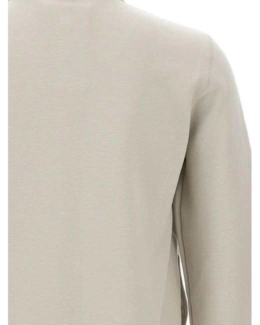 Colmar White Nower Zip-Up Sweater for men