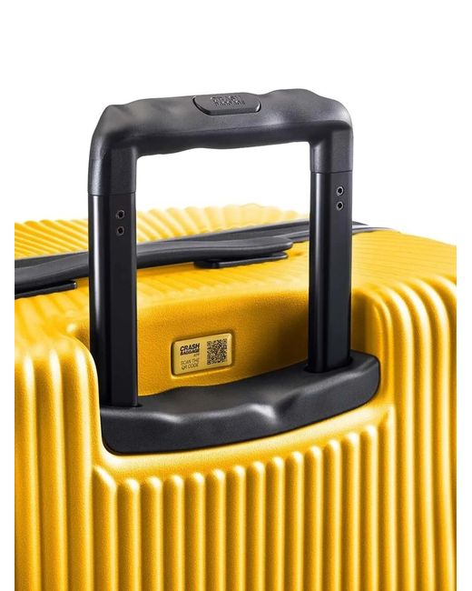 Crash Baggage Yellow Ribbed-Shell Holdall