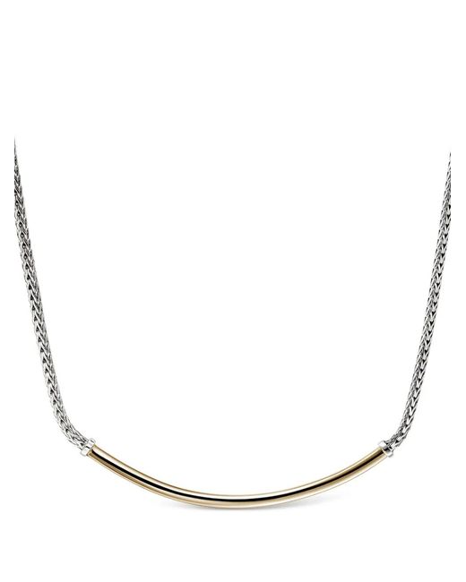 John Hardy White 14Kt Jh Essential Necklace