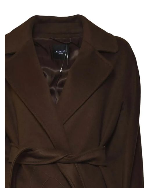 Weekend by Maxmara Brown Belted Coat