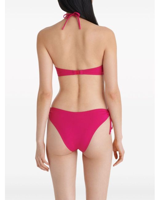 Bragas de bikini Never con lazos laterales Eres de color Pink