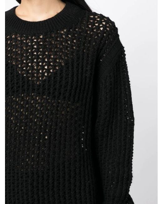 Junya Watanabe オープンニット セーター Black