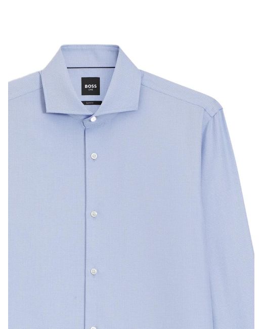 Boss Blue Pattern Shirt for men