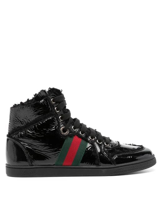 Gucci Black High-Top Trainer