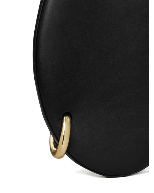 Tory Burch Black Small Pierced Handbag, One Size
