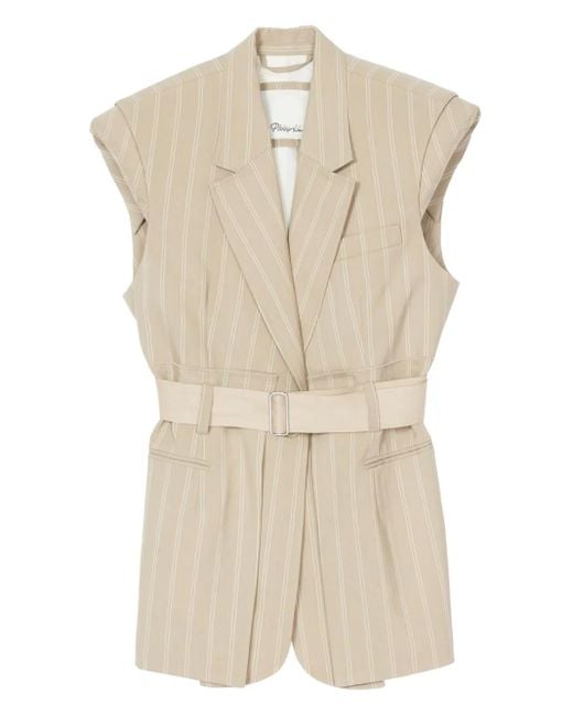 3.1 Phillip Lim ストライプ ベスト Natural
