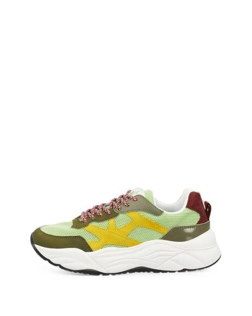Scotch & Soda Yellow Baskets À Semelle Épaisse