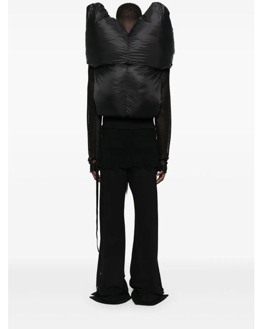 Chaleco Acolchado Con Capucha Rick Owens de hombre de color Black