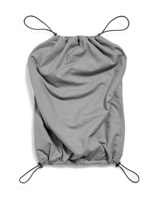 Balenciaga Gray Shoe Bag Top