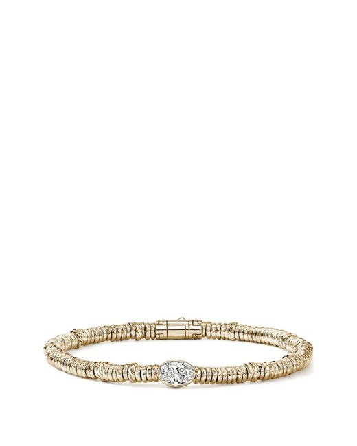 John Hardy Metallic Lovestruck Heishi Diamond Bracelet
