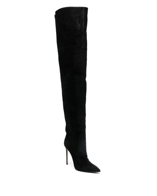 Le Silla Black Eva Suede Thigh-High Boots