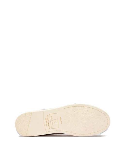 Officine Creative Pink Karma Leather Low-Top Sneakers