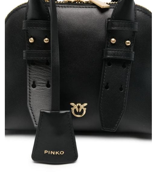 Sac Porté Épaule À Détail De Boucle Pinko en coloris Black