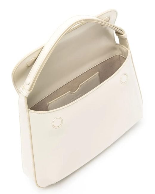 Courreges Natural Medium Sleek Tote Bag
