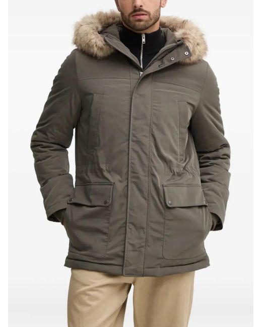 Geox Gray Sanford Hooded Parka for men