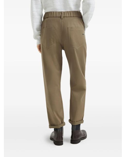 Brunello Cucinelli Natural Trousers
