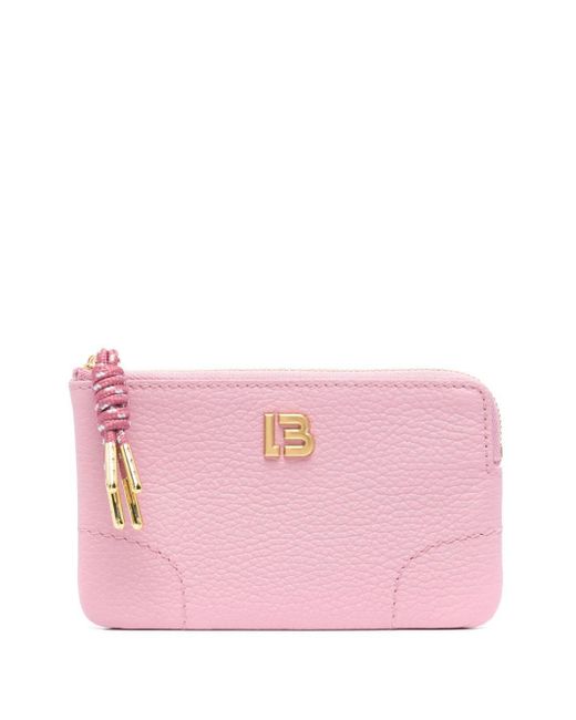 Portafoglio con placca logo di Bimba Y Lola in Pink