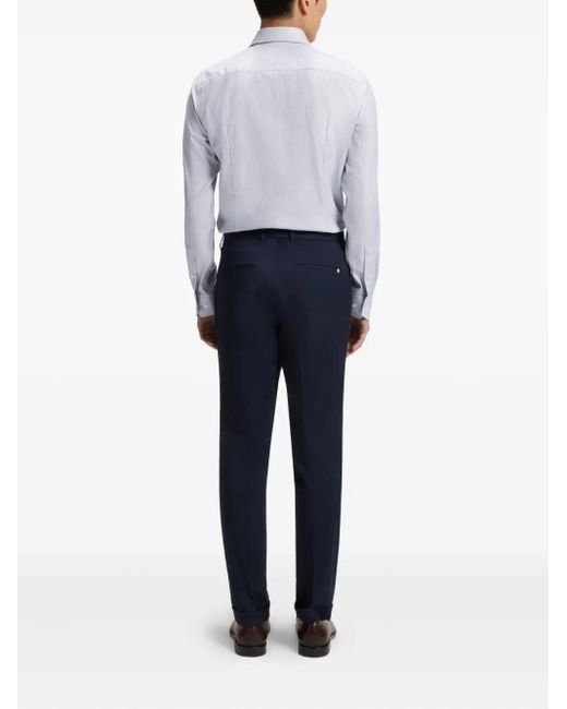 Boss White Patterned Shirt for men