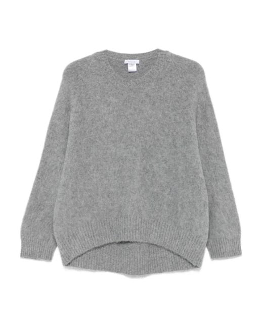 Avant Toi Gray Round Neck Sweater