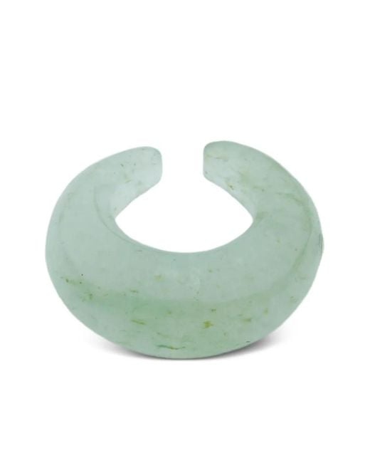 Luminous 27 Women's Green Criolla Aventurine Ear Cuff