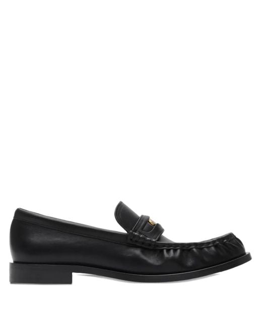 Burberry Black Cadet Leather Loafers