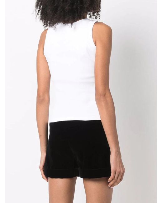 Styland White Organic Cotton Vest