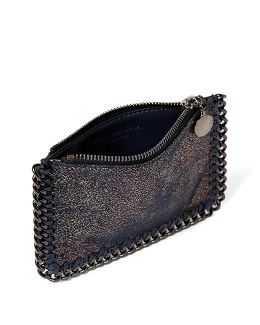 Stella McCartney Black Falabella Chain-Trim Wallet