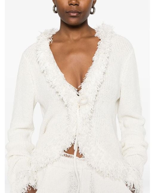 Cardigan Mello AYA MUSE en coloris White