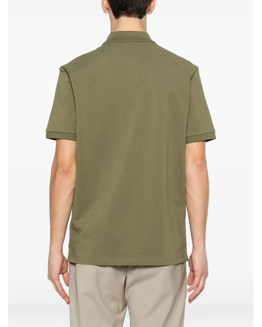 Polo Con Botones Boss de hombre de color Green