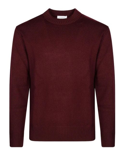 Paolo Pecora Red Wool Sweater for men