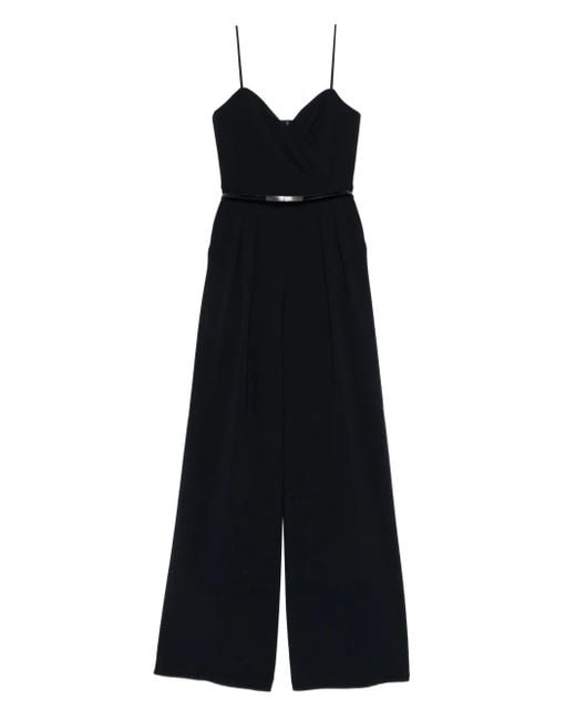 Max Mara Black Belted Jumpsuit
