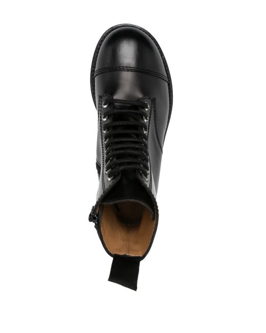 Toga スタッズ レザーブーツ Black