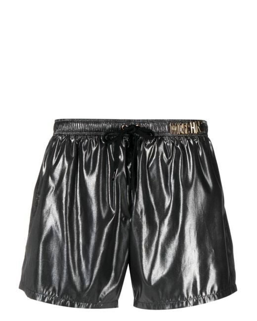 Moschino Metallic Shorts in het Black voor heren