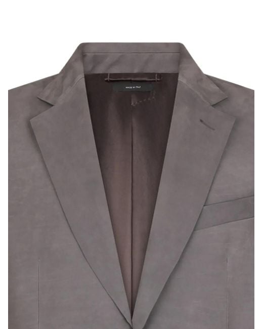 Tom Ford Gray Pocket Button Blazer for men