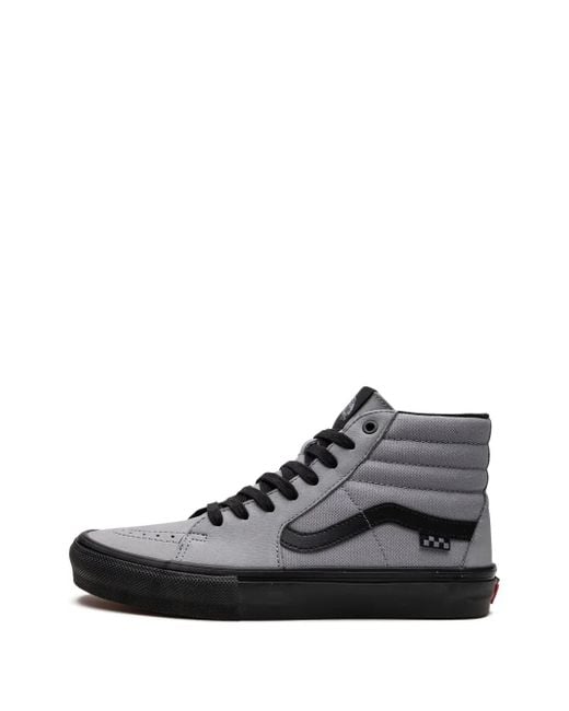 Vans Black Sk8 Hi "Nubuck" Sneakers for men