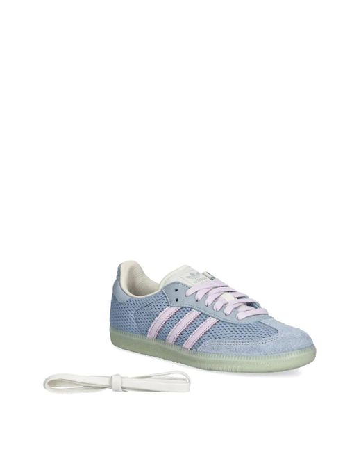 Adidas Blue Samba Sneakers