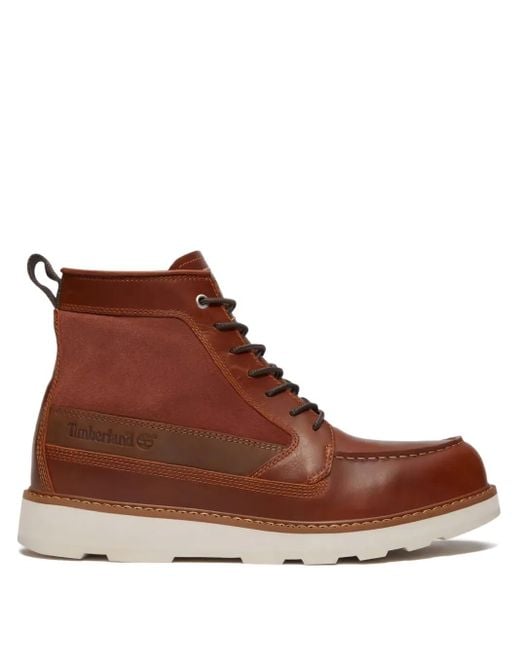 Timberland Brown Britton Mills Waterproof Boots for men