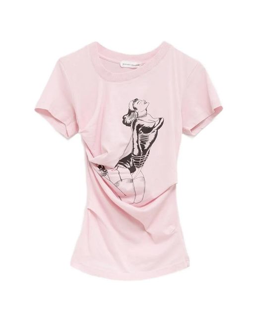 August Barron Pink Graphic-Print T-Shirt
