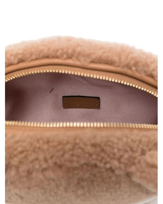 Jimmy Choo Natural Shearling Bag