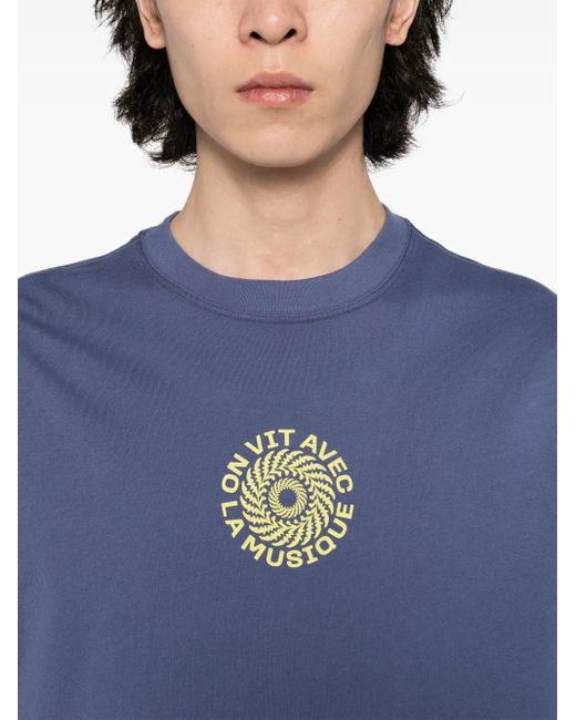 メンズ SPORT b. by agnès b. Dino Swirl Tシャツ Blue