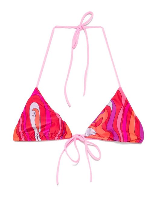 Emilio Pucci Marmo ビキニトップ Red