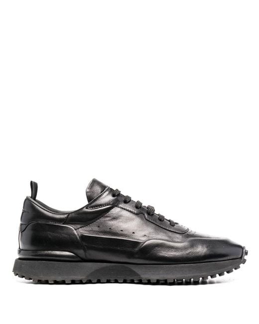 Officine Creative Leather Keynes 001 Low-top Sneakers in Black for Men ...