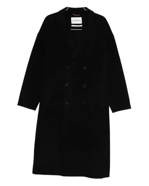 Amaranto Cabanjacke mit fallendem Revers in Black für Herren