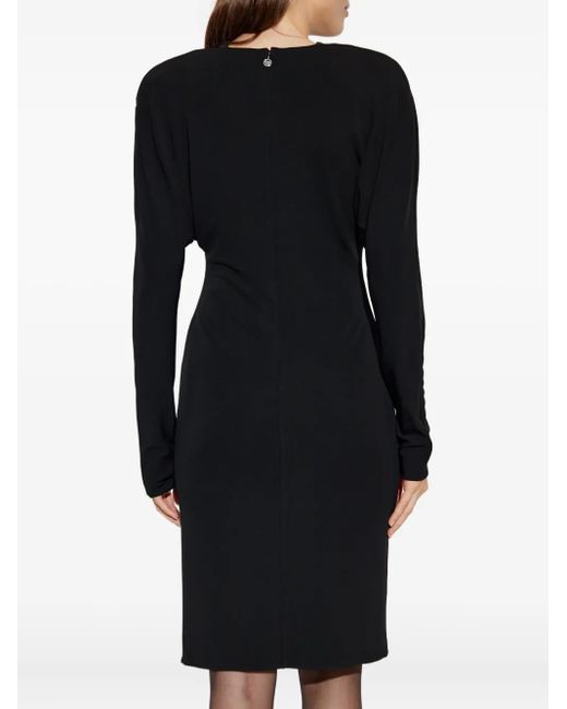 Versace Mini-Jurk Met Lange Mouwen in het Black