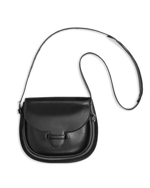 Lemaire Black Cartridge Leather Shoulder Bag - Unisex - Calf Leather